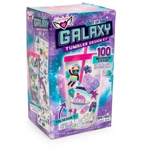Fashion AngelsFashion Angels Out Of This Galaxy Sticker Tumbler Design Kit With 100 Waterproof Stickers. BPA Free