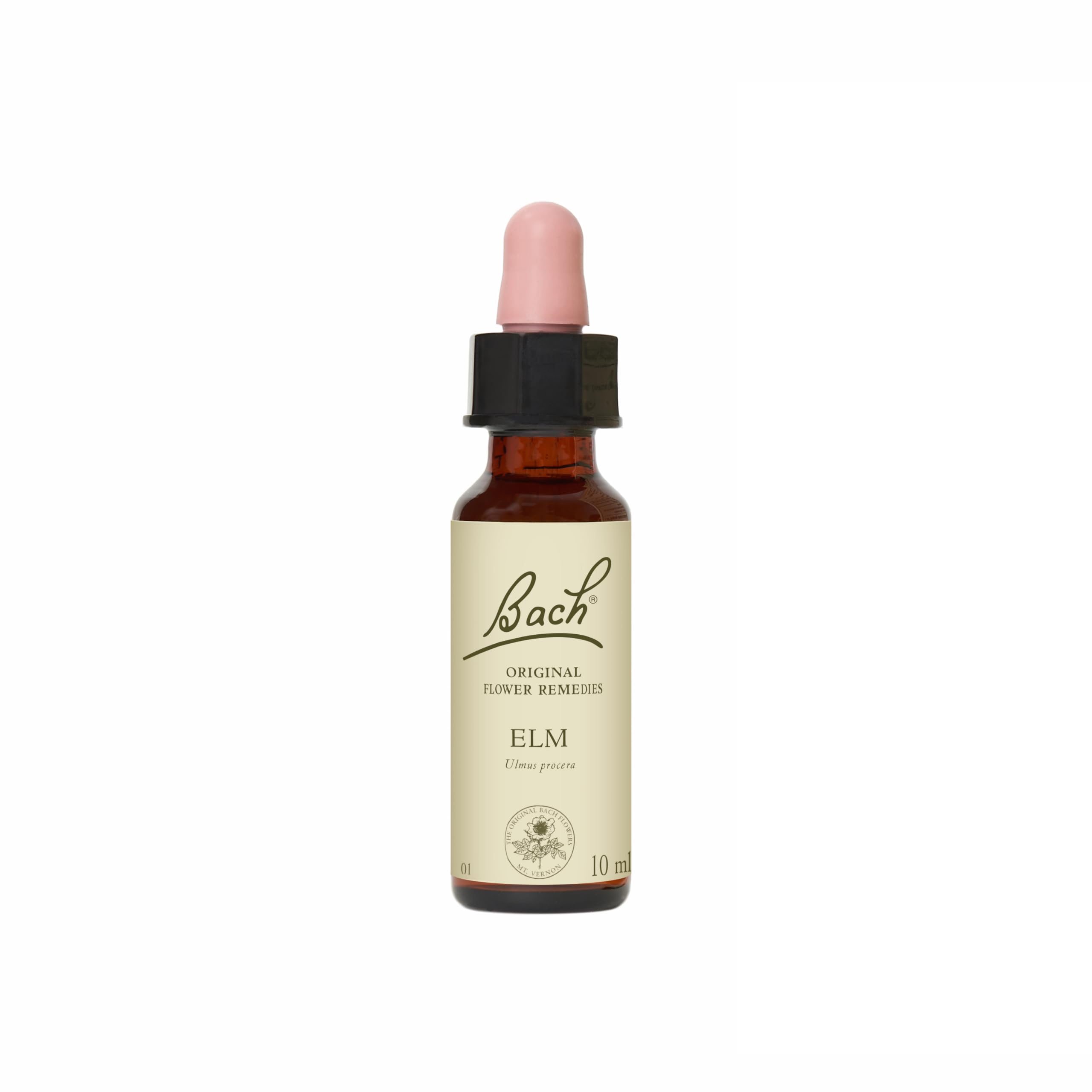 Bach Original Flower Remedies Elm, Find Joy & Hope, Be Efficient, Emotional Wellness, Natural Flower Essence, 10ml