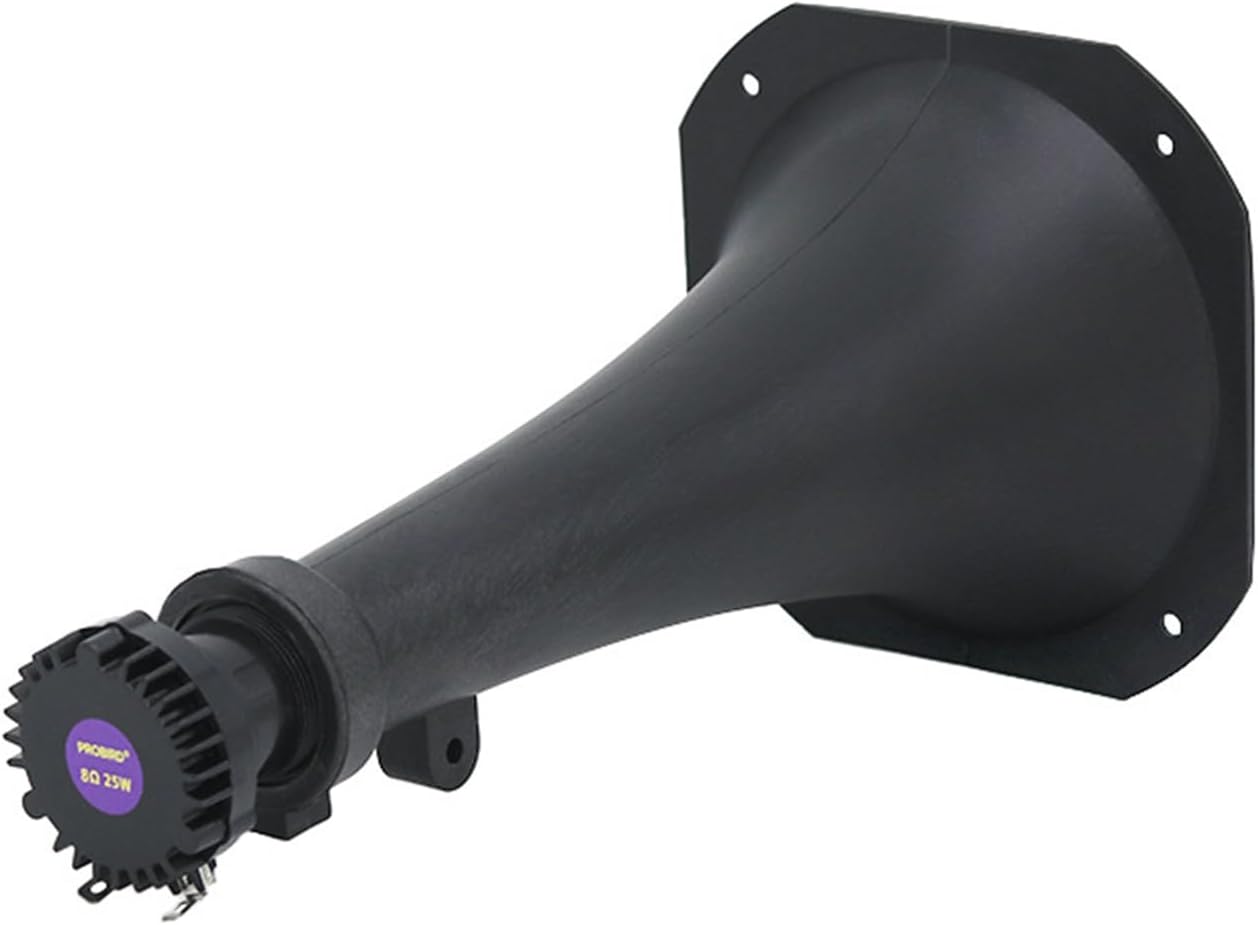 Easy Installation Horn Treble Speakers for High Frequency Sound in Outdoor Setting Tweeter 25W Power Speakers