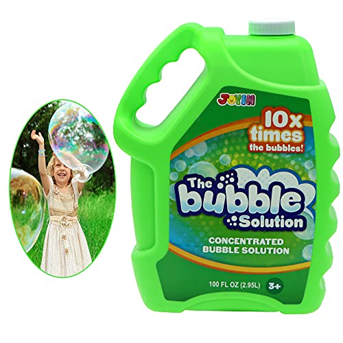 Joyin 100 Oz Concentrated Bubble Solution (Up To 8 Gallon) For Large Summer Party Celebrations, Party Favor, Bubble Summer Toy, Classroom Prizes, Easter (Green) #TOP12