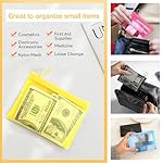 EASYFUN Mesh Zipper Bag Purse Organizer Pouches Makeup/Cosmetic Bag Travel Toiletry Bag Coin Pouch Daily Accessories - Image 4