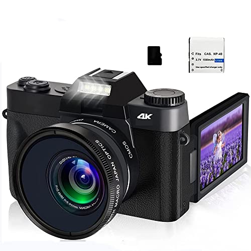 Caméscope vlog 48MP pour filmer ses vidéos de créateur avec écran orientable