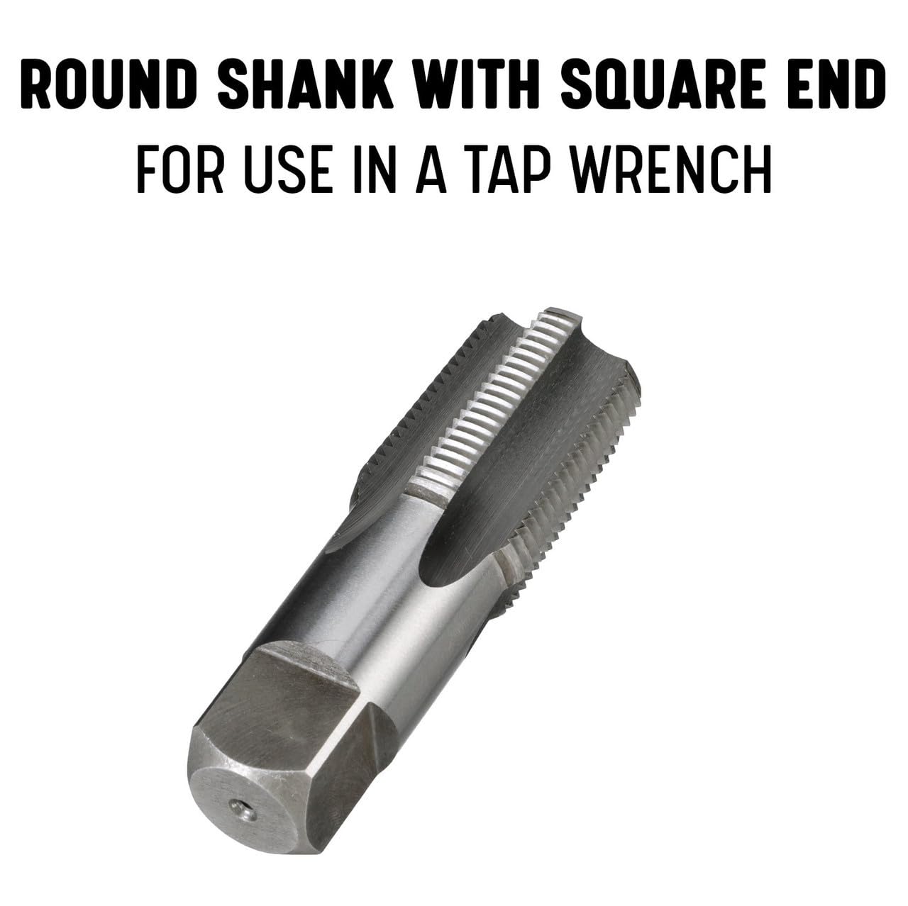 Drill America Kit de grifo y troquel de tubería NPT de 1,27 cm, grifo de tubería de acero al carbono y troquel de tubería, forma hexagonal, serie POUT