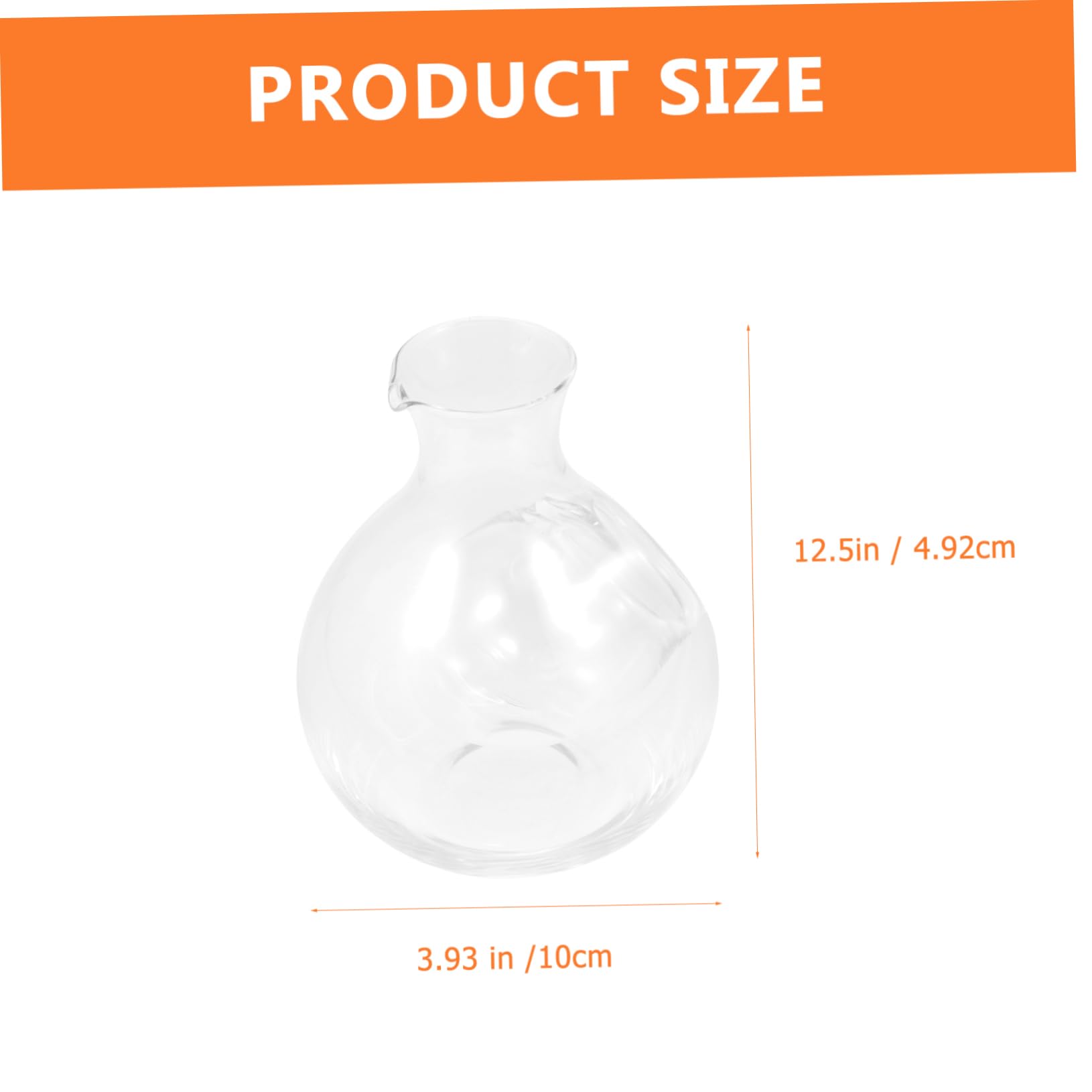 DECHOUS Household Ice Wine Separator Elegant Transparent Wine Decanter for Home Use Smooth Design for Enhancing Aroma and Flavor for Wine Lovers and Entertaining