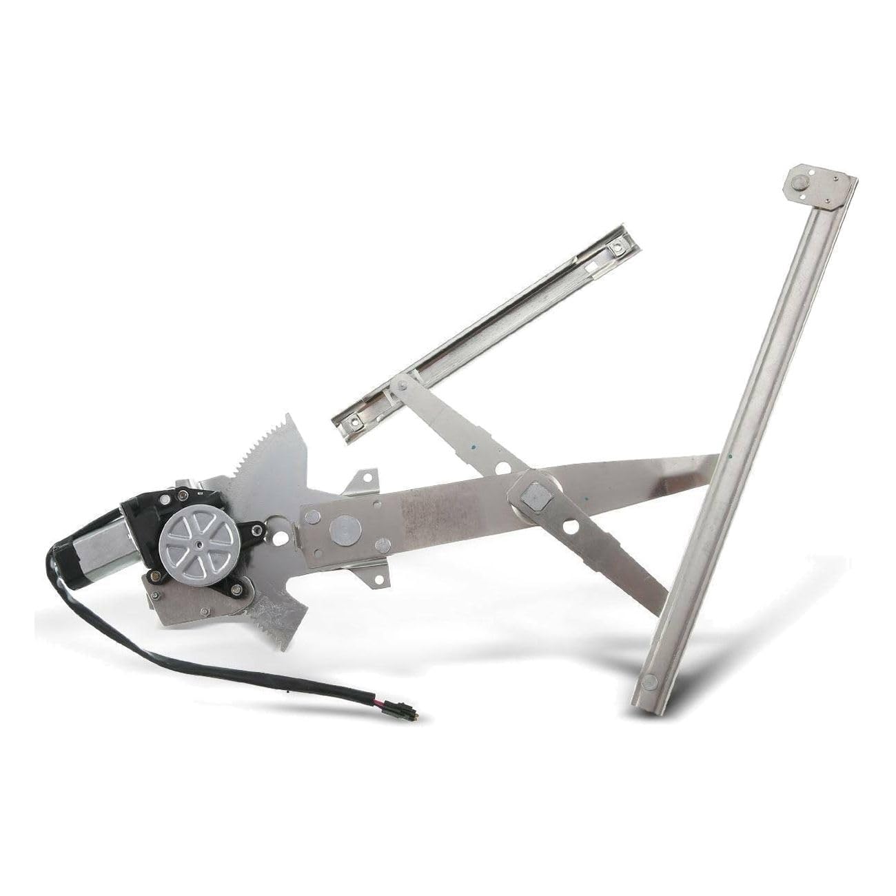 Window Regulator with Motor 4Door Front Left Plastic 2-Pin Plug for Buick for Skylark 1992-1998,for Olds for Achieva 1992-1998,for Pontiac for Grand 1992-1998 WL41682 741-682