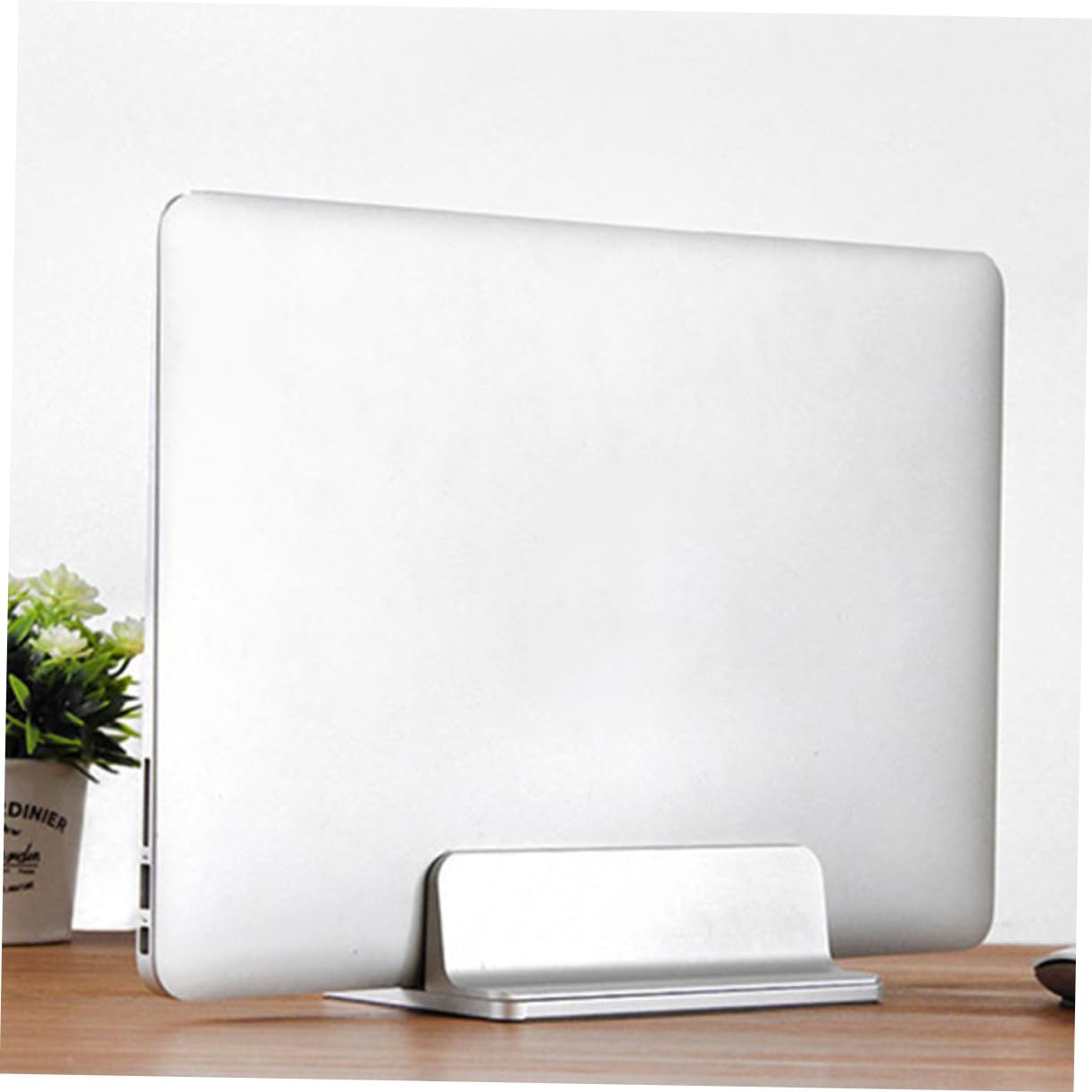 Uonlytech Supporto per Laptop in Alluminio con Scanalatura Curva 3d per Prevenire i Graffi Supporto per Scrivania per Laptop