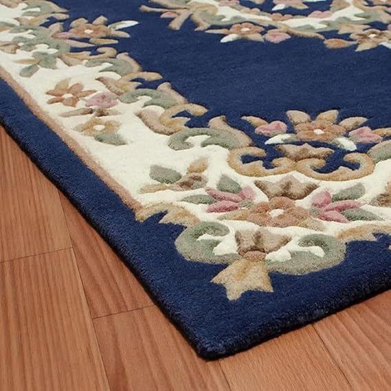 Image of OLEFIN Handmade Thick Woolen Anti Slip Carpet and Rugs for Living Room Bedroom Hall Dinning Room Kids Room Carpet