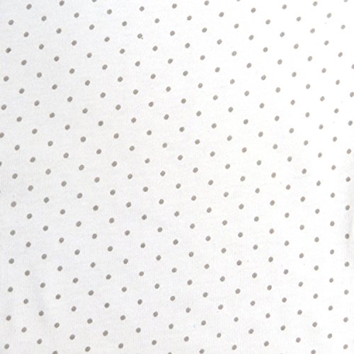 Sheetworld Fitted 100% Cotton Jersey Bassinet Sheet Fits Halo Bassinet Swivel Sleeper 17 X 30, Grey Pindot, Made In Usa #TOP1