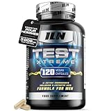 Test Xtreme pour Hommes – Complément Booster Haute Puissance avec Acide D-Aspartique, Maca, Zinc et Magnésium – 120 Gélules Véganes