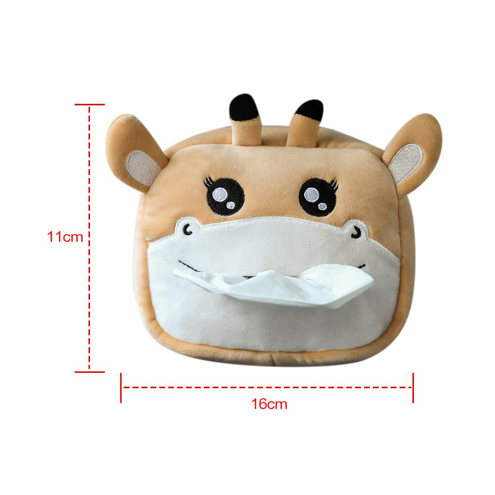 Car Backseat Tissue Holder Organizer Mount Cute Pink Pig Paper Dispenser Storage Case Universal for Cars Vehicles Headrest Armrest Dashboard Napkin Box Mask Holder (Pink)