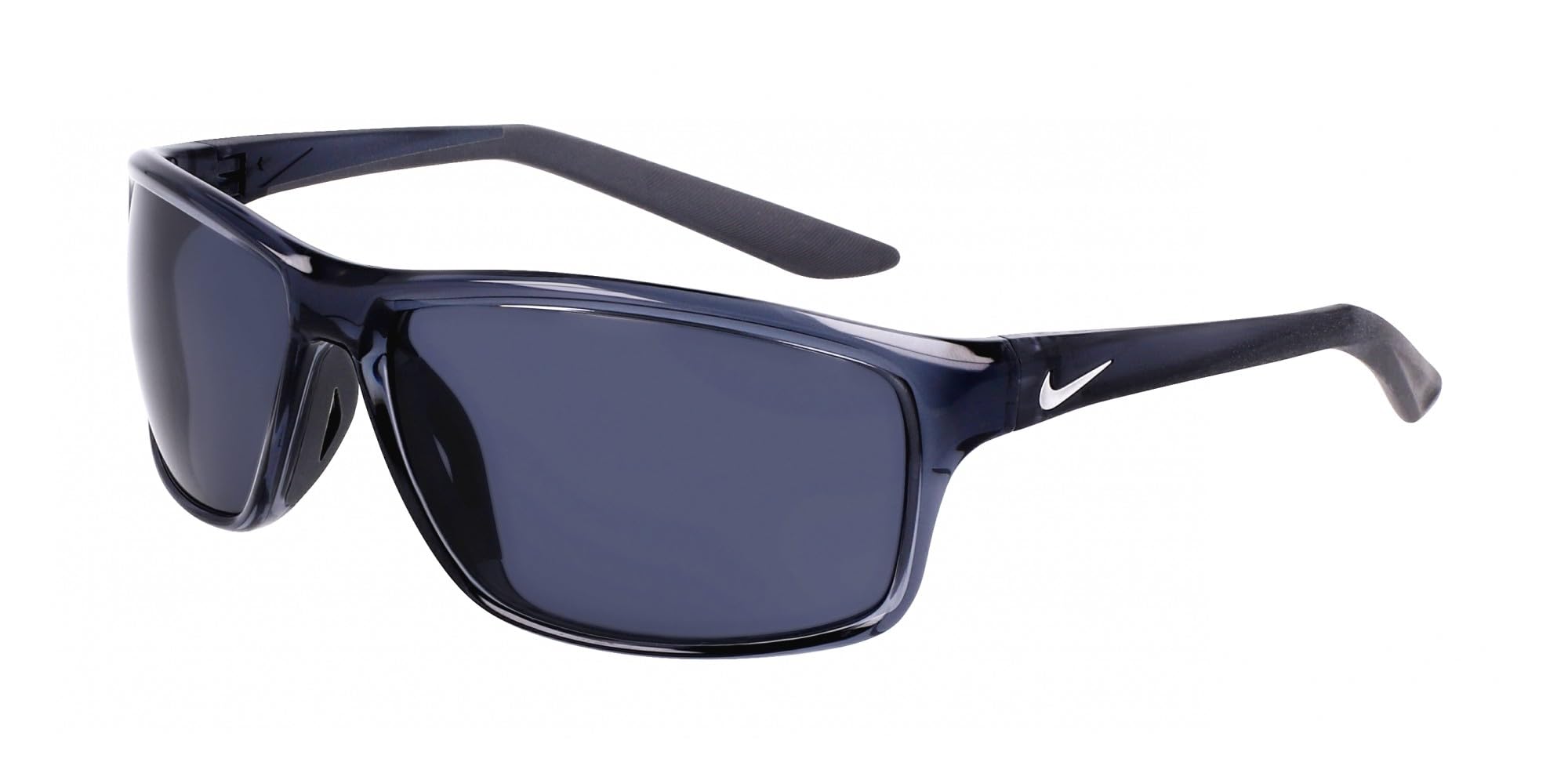 Nike ADRENALINE 22 DV2372 021 Dark Grey/Grey Sunglasses Unisex Iniettato, Rectangle, 64