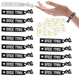 DISEÑO ÚNICO: los trajes Pulseras The Bride son perfectos para despedidas de soltera, despedidas de soltera, bodas. Nuestro Pulseras de Novia de Equipo presenta un diseño de letra único con un estilo refinado para que destaques en el despedida de soltero. Este es el accesorio perfecto para cualquier despedida de soltera o despedida de soltero.