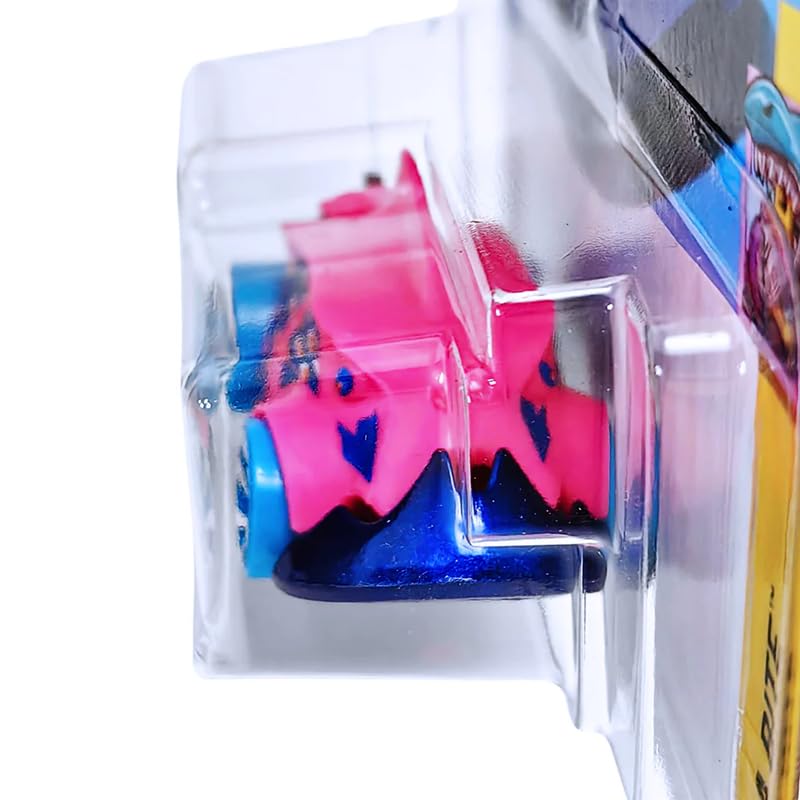 Image of Hot Wheels Let's Race Netlix Piranha Terror HW Mega Bite for Ages 3 and Up (Pink)