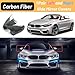 Qlhshop M Sport Side Carbon Fiber Mirror Cover Caps Replacement for 2014-2019 BMW M4/F82 F83 M3/F80 M2/F87 Accessories Exterior Trim Body Parts Tuning, 1Pair (Left-Right)