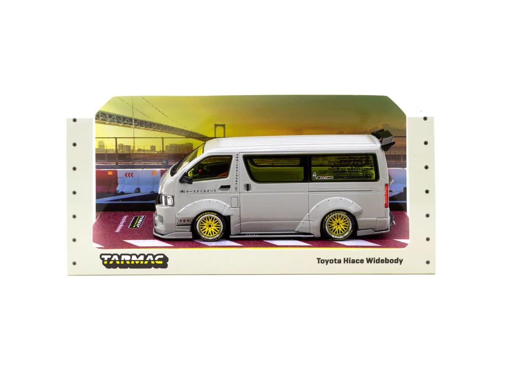 Tarmac Works 1/43 Toyota Hiace Widebody - Grey - Tooling : Amazon
