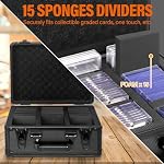 Graded Card Storage Box, Top Loaders Storage Case, Sports Trading Card Box, Cards Slab Case PSA MTG CSG BGS SGC Magnetic Holder, Waterproof Carrying Collector Storage Boxes - Image 3