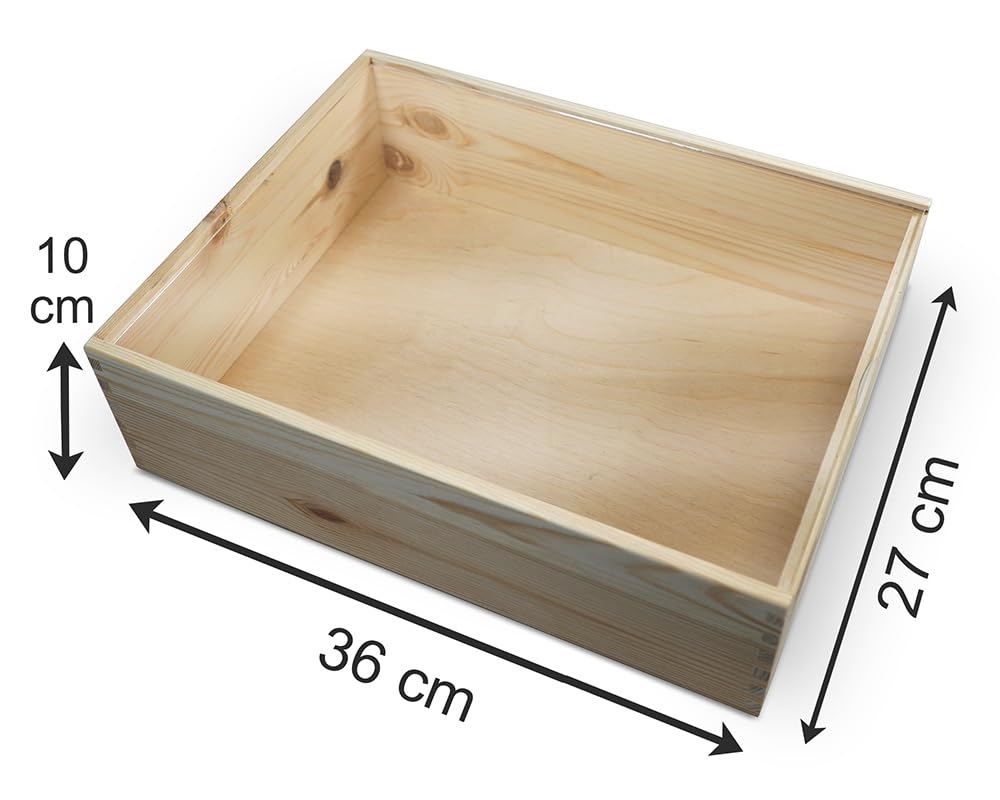 Caja de boda de plexiglás, Caja de recuerdos de madera para los recién casados, 36 x 27 x 10 cm, Caja de almacenamiento personalizada (Personalizzata matrimonio)