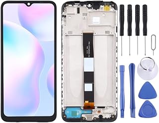 HUANGYUNCHAO Acessórios telefônicos Tela LCD e Montagem Full Digitizer com quadro para Xiaomi Redmi 9a / Redmi 9c / Redmi 9c NFC/Redmi 9AT / Redmi 9i / Redmi 9 Activ/Poco C31 / Redmi 10a Substitu