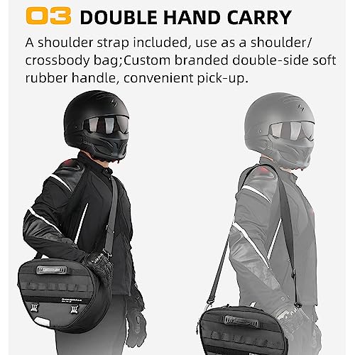 Bolsa Karlak grande para moto con capacidad 15L miniatura 6