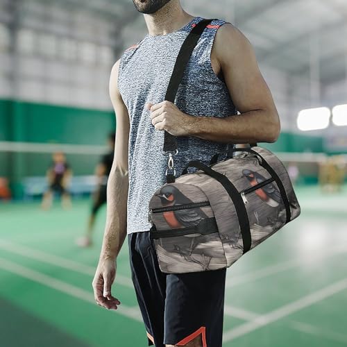 Sac de gym et sport avec compartiments hirondelle grange graphite