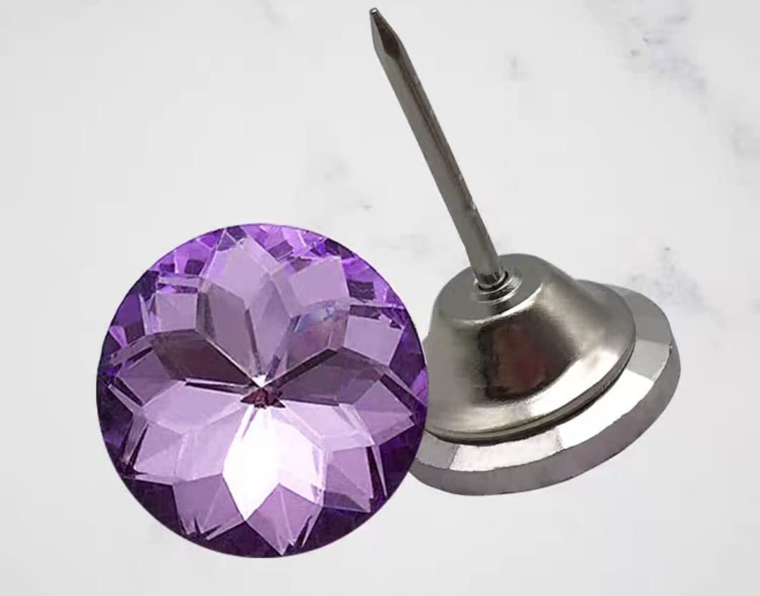 Punaises de rembourrage for meubles, 20 pièces, bouton en cristal