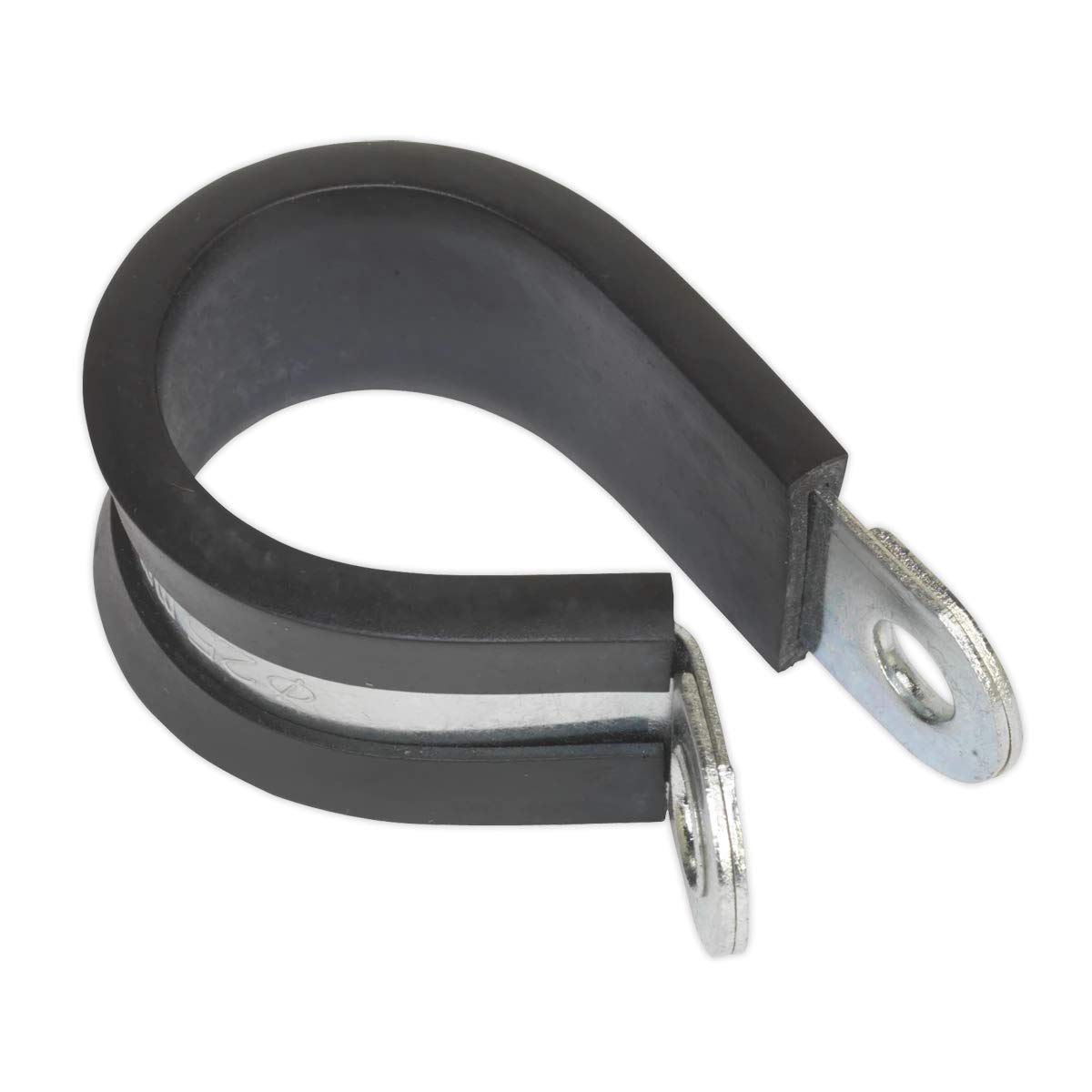 Sealey Pcj25 P-Clip Rubber Lined Ø25mm Pack Of 25