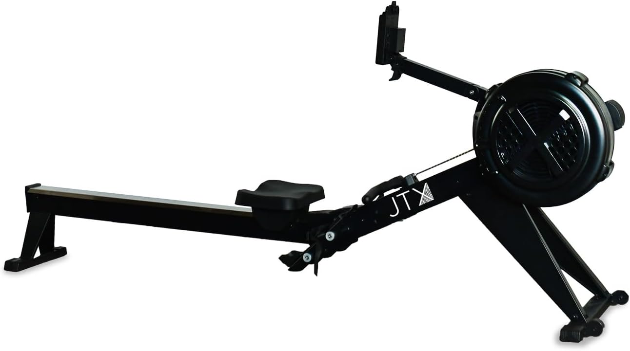 JTX Ignite AirX Rower, Commercial Grade Air Resistance, 10 Resistance Levels, Advanced Computer, Kinomap, 2 Year Home or 1 Year Commercial Warranty
