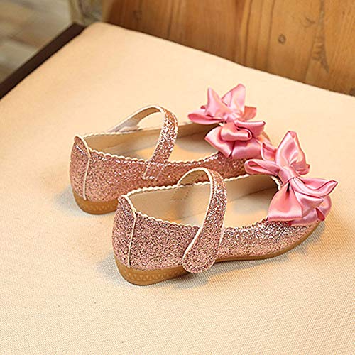 12 Month Old Shoes Girl Children Shoes Princess Bowknot Leather Girl Dance Fashion Nubuck Single Baby Shoes Glittery Shoes Toddler Girls2