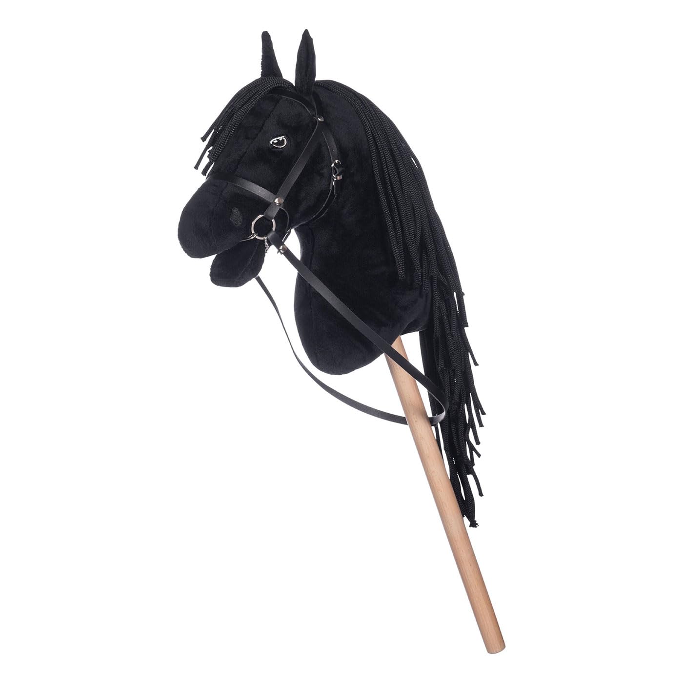 Brama West HKM Hobby Horse Set „Bobby“ – Steckenpferd Bobby + Turnier Decke & Fliegenhaube – Perfekt für Hobby Horsing & Turniere