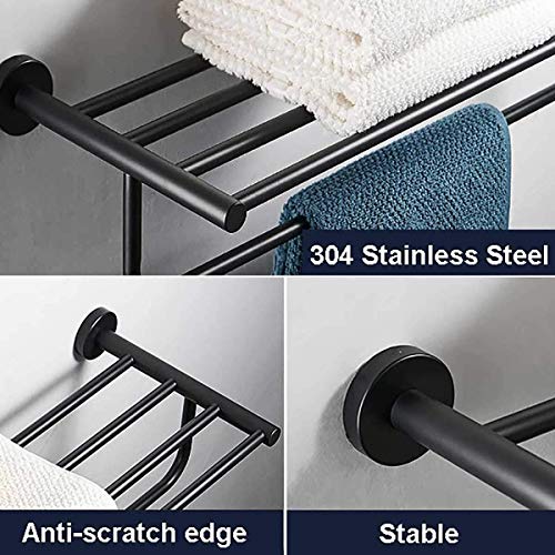 Porte-serviettes circulaire Clothirods en acier inoxydable haut de gamme