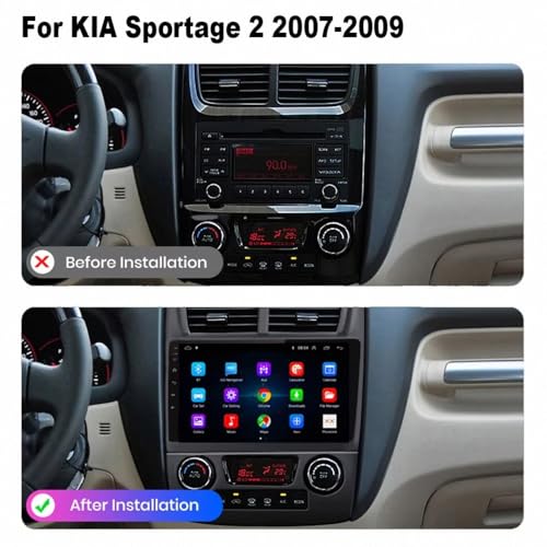Radio de coche para Kia Sportage 2 con Carplay para modernizar tus viajes cotidianos 2