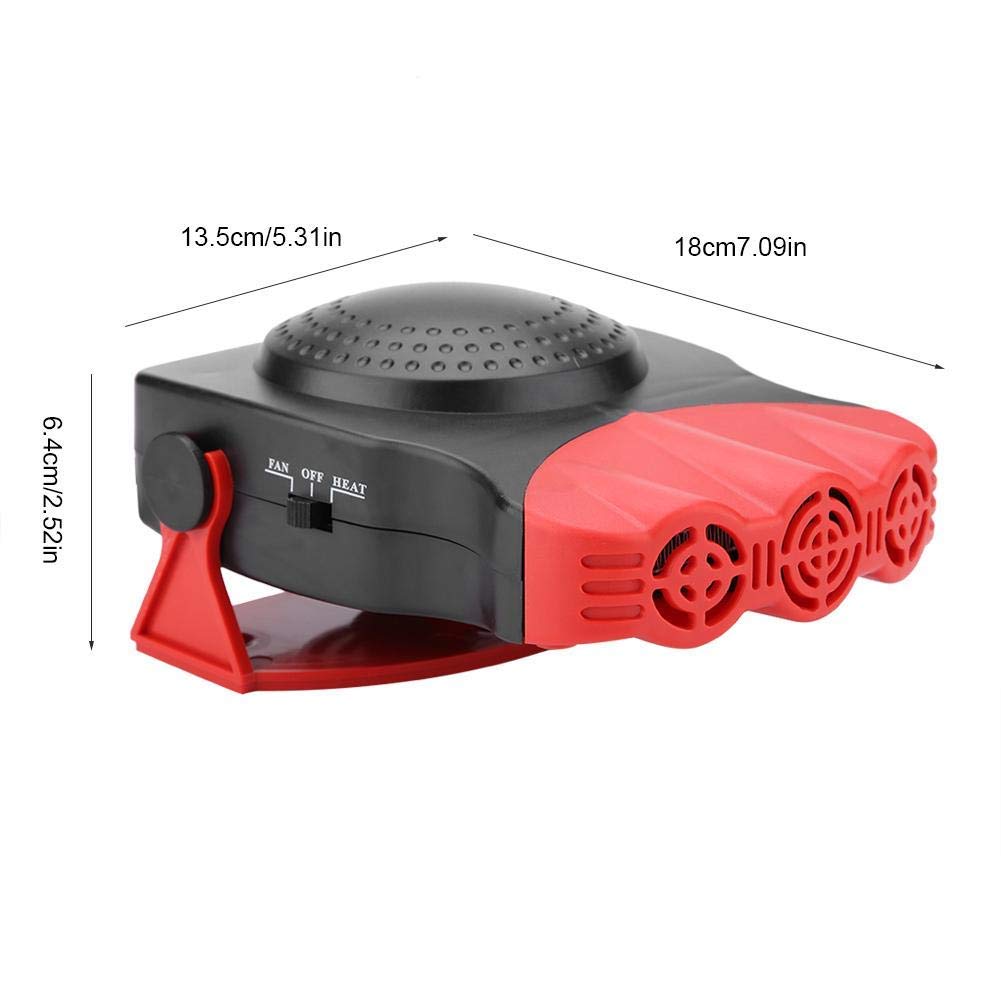 Chauffage Voiture 12V Silencieux - Dégivreur Et Chauffage D'appoint Pour Pare-brise | Pour SUV, Camping-cars, Hiver
