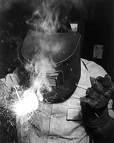 Manzanar Welder by Ansel Adams WWII 1943 11x14 Photograph Photo Print