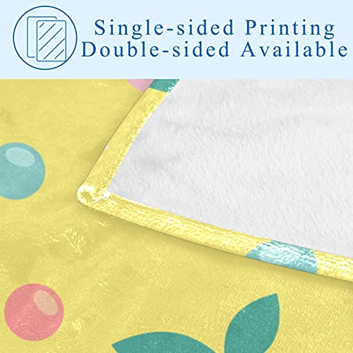 Couverture douce imprimé cerises pour partager des instants de tendresse - 5