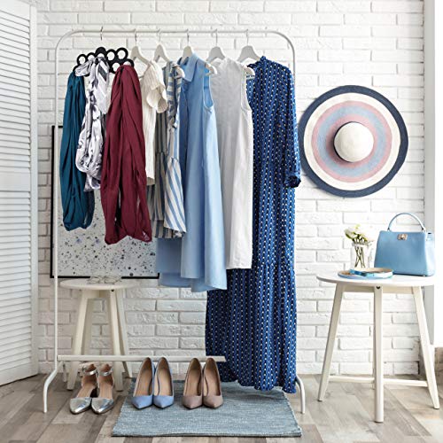 Relaxdays Schalhalter, Tücher, Krawatten, Gürtel, Haken 360° drehbar, rutschfest, 11 Löcher, Samt Tuchhalter, schwarz