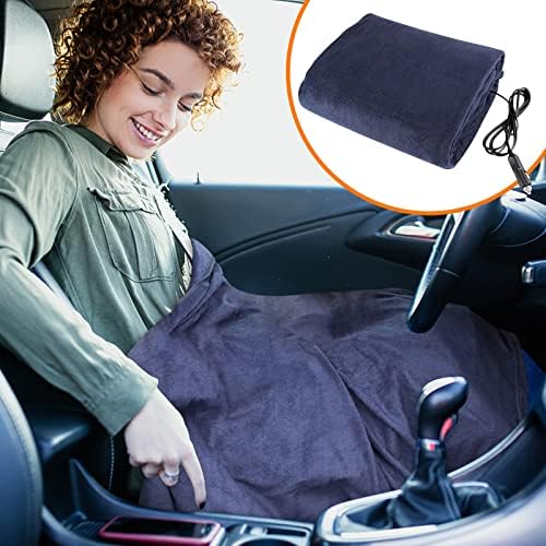 xinxinyu Electric Car Blanket- Heated 12V Fleece Travel Throw for Cars and RV-Great for Cold Weather and Emergency Kits,Car Heating Electric Blanket Car Cover Blanket Autumn And Winter Warm