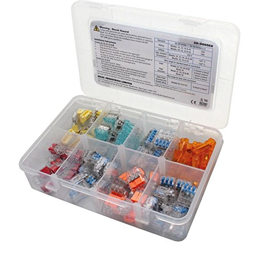 Ideal Industries 30-5005EU Push-In and Lever Connectors Kit, 80 PC