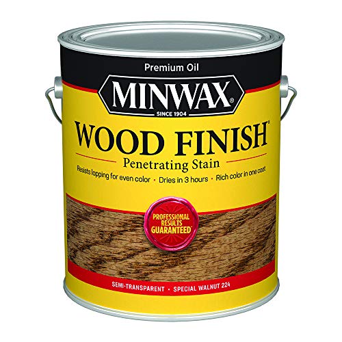 Image of Minwax 710760000 Wood Finish - Penetrates, Stains & Seals, 250 VOC, gallon, Special Walnut