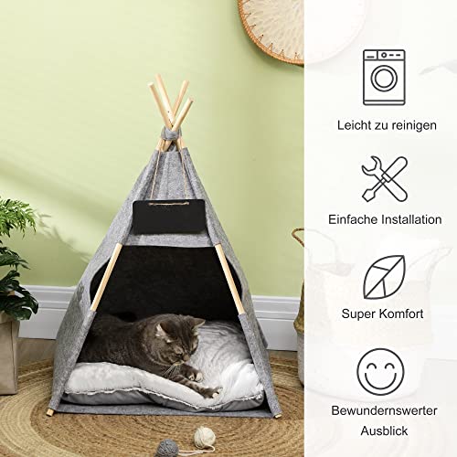 Hundezelt PawHut für Haustiere – Katzenhaus und Katzenbett