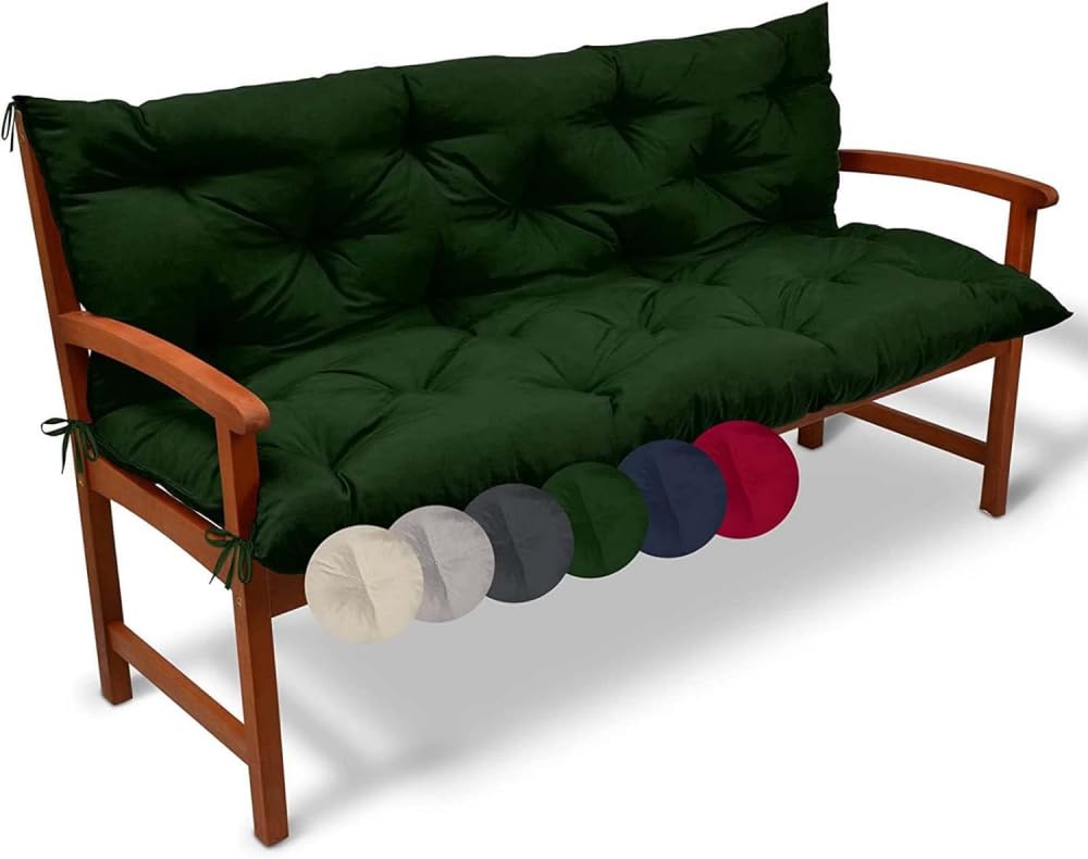 Coussin de banc imperméable fini le mal de dos sur les sièges de jardin