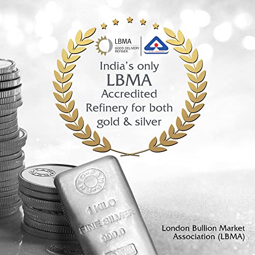 Image of 999 Purest Silver Casted Bar 1 kg Silver Bar, LBMA Certified