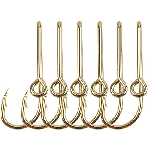 Fishing Hooks Hat Pins - 12PCS Tie Clips Gold/Black (gold-12pcs)
