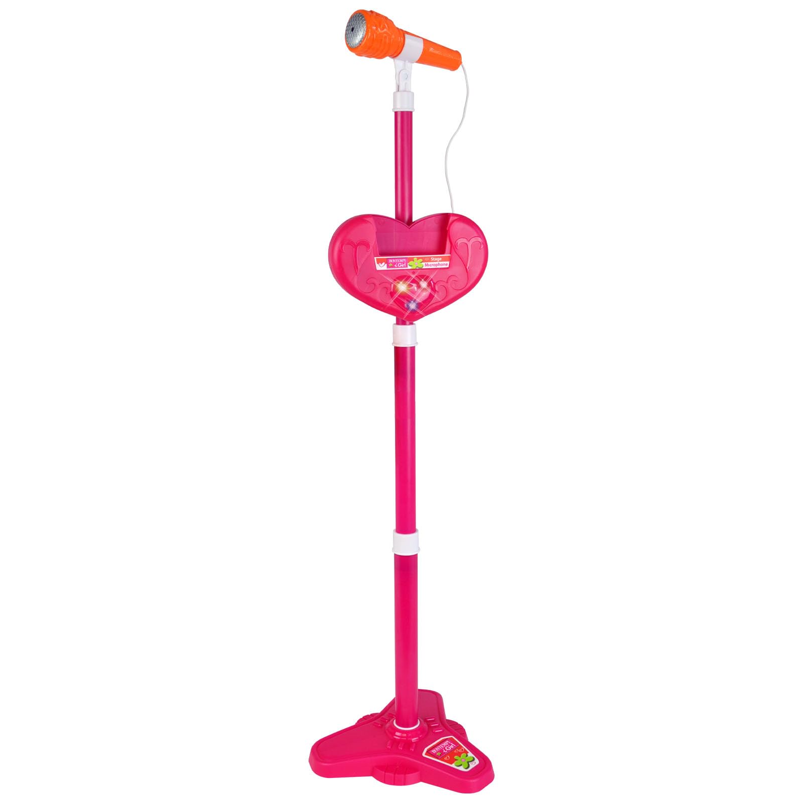 Bontempi | WirelessStage Mic - Microfono da Palco Wireless per Esibizioni Senza Limiti, Rosa, 210x210x1000 mm