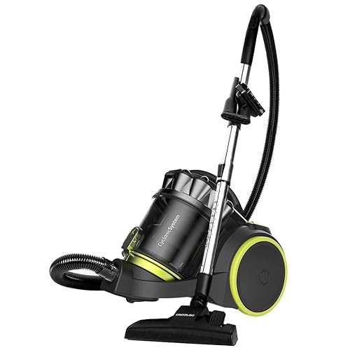 Cecotec Aspirador sin Bolsa Potente de Trineo Conga Popstar 3000 X-Treme. 800 W, Multiciclónico, Depósito 4 L, Filtrado de Alta Eficiencia, Tubo Telescópico Metálico, 3 Accesorios