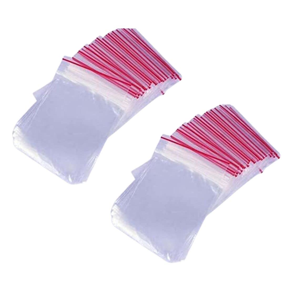 Zip Lock Pouch Bags Covers Transparent Reusable/Resealable Zip seal