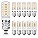 Eofiti Bombilla LED E14 Luz Calida Regulable, 5W 420LM Lámpara de Maíz E14 LED Regulable Blanco Cálido 2700K (40W Incandescente Equivalentes), E14 Tornillo Edison Pequeño 230 Voltios - 10 Unidades