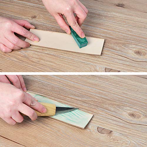 DUGATO Wood Carving Tools Set for Spoon Carving 3 Knives in Tools Roll Leather Strop and Polishing Compound Hook Sloyd Detail Knife (5pcs)