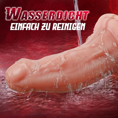 Gros Gode Épais Silicone à Ventouse pour une Stimulation Point G Intense