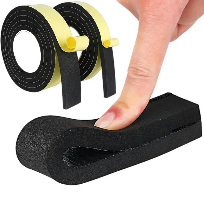 Ruban adhésif mousse EVA noir 1-10mm bande étanchéité anti-collision 5m x 15mm x 3mm