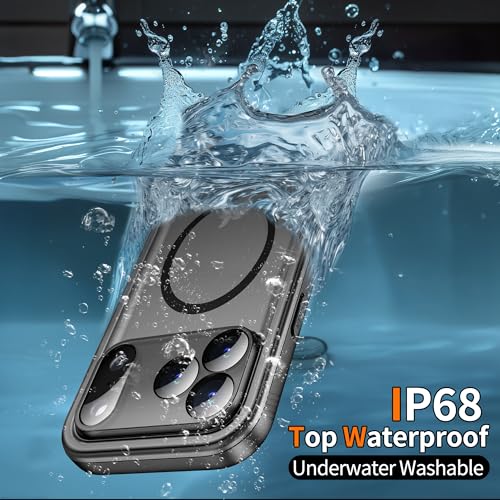 Cozycase for iPhone 18 Pro/iPhone 17 Pro Waterproof Case Heavy Duty Black by Cozycase - Used condition - Image 4